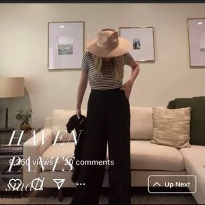 CJLA Haven wide leg pants in black